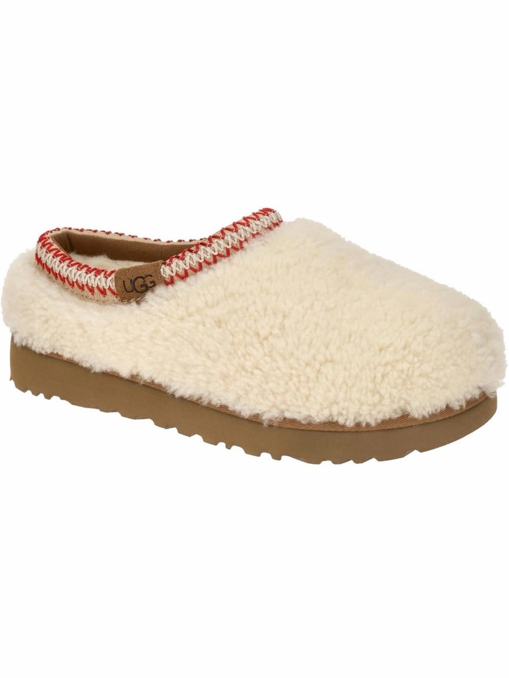 UGG Women's Tasman Maxi Curly Slippers - Cream